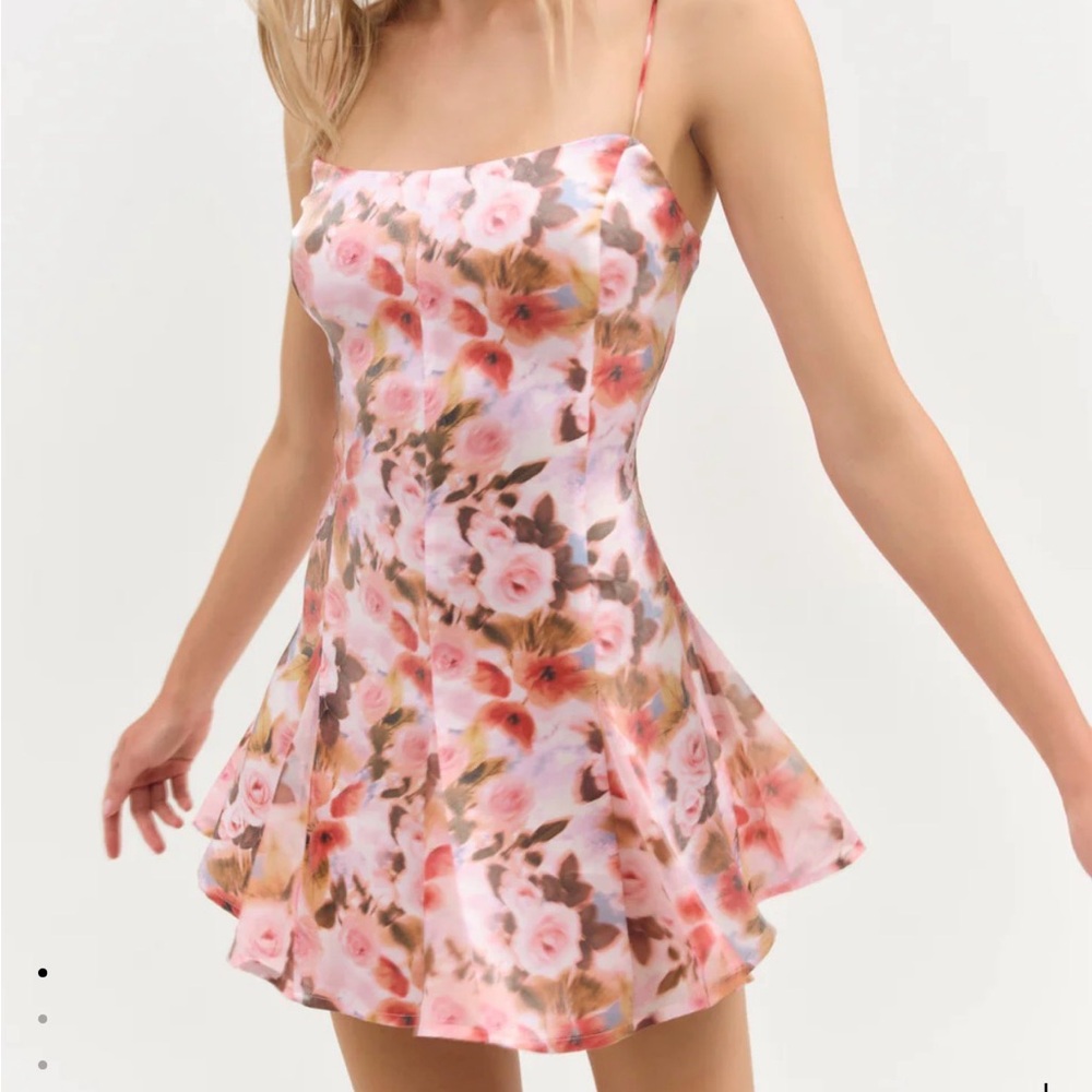 For Love and Lemons Fallen Floral Mini Dress size small NWT